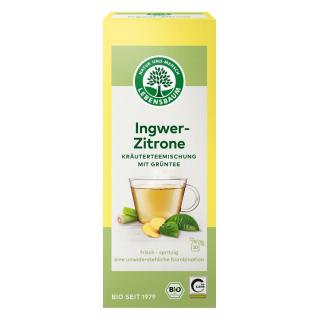 Grüntee Ingwer-Zitrone Beutel